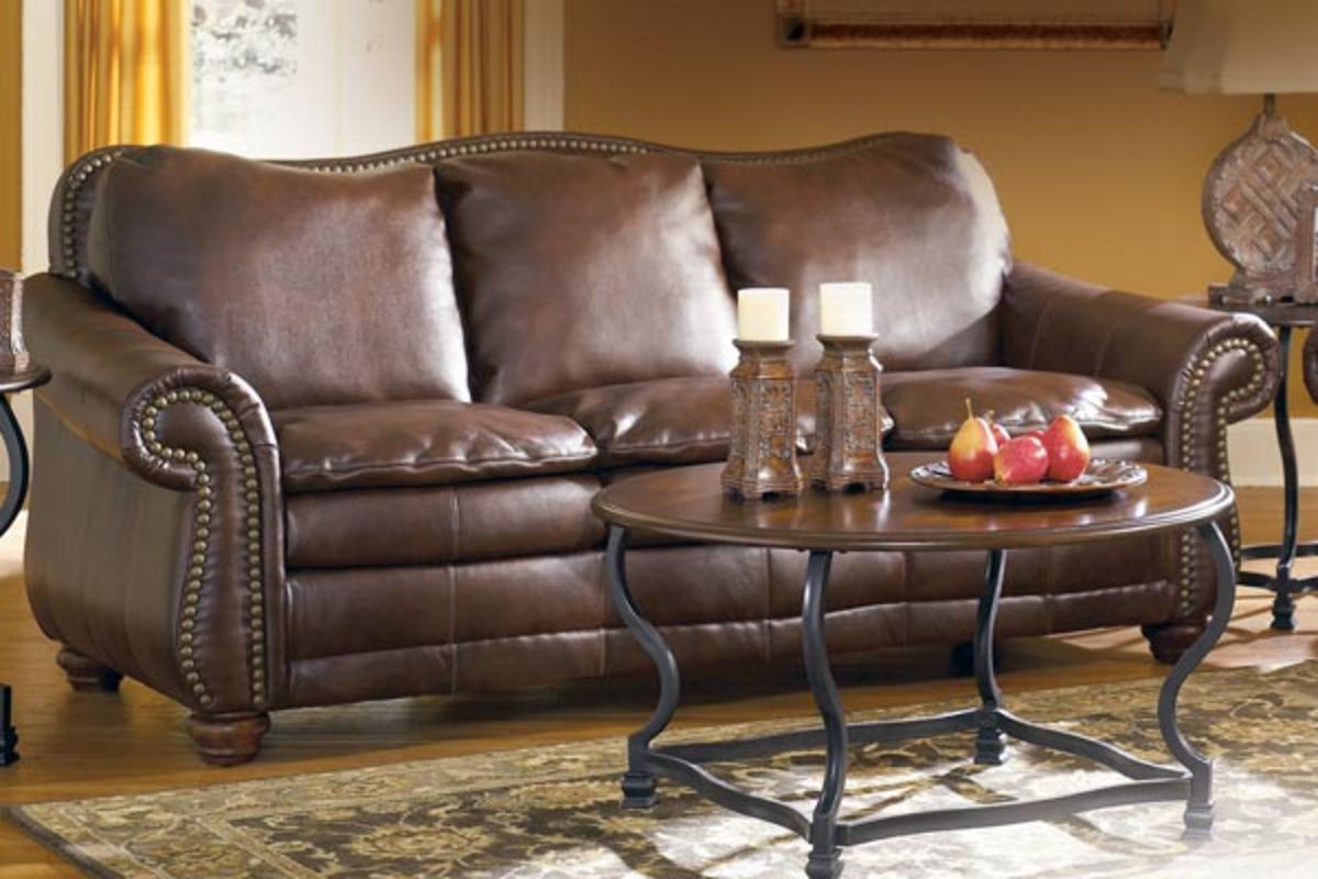 Durablend Leather Sofa at GardnerWhite