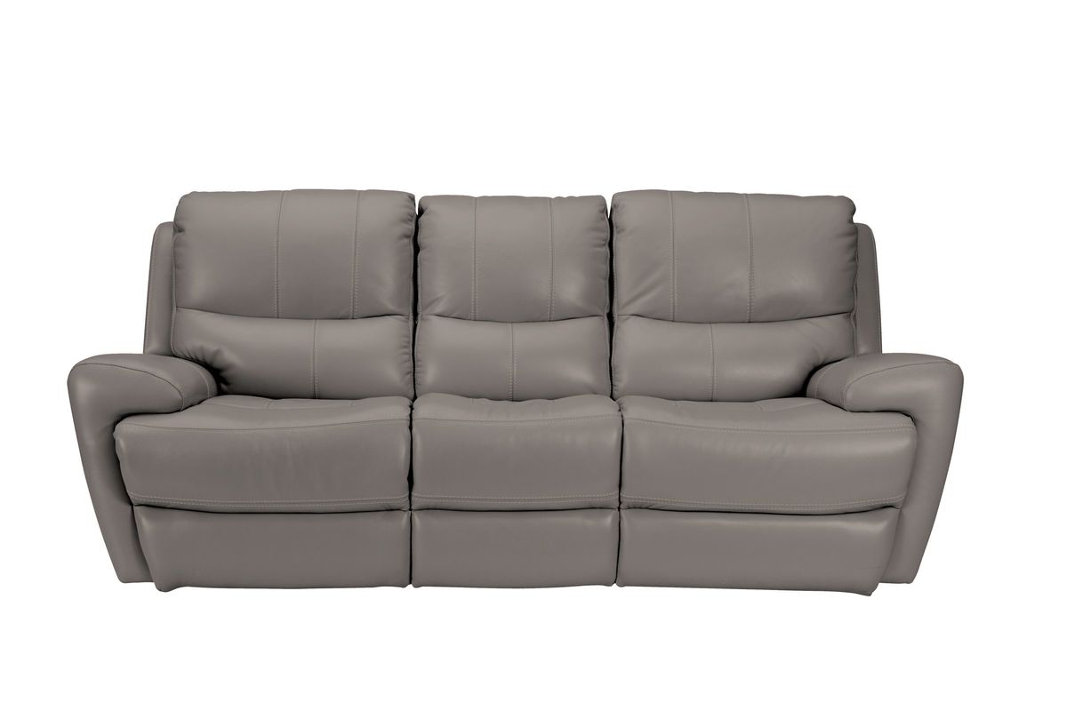 Greystone Leather Power Reclining Sofa at GardnerWhite