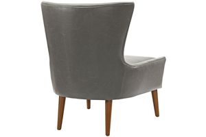 Modway Keen Upholstered Fabric Armchair in Gray