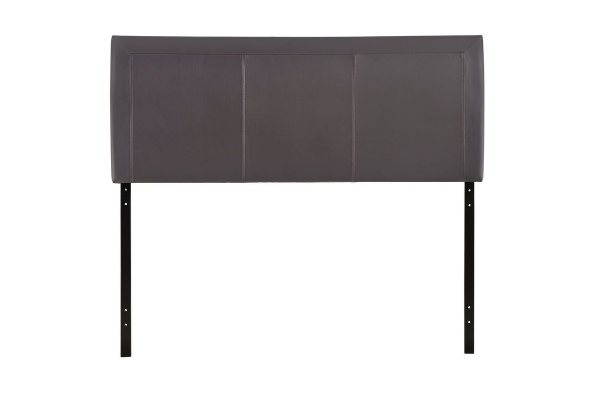 Isabella Queen Upholstered Vinyl Headboard in Brown at GardnerWhite