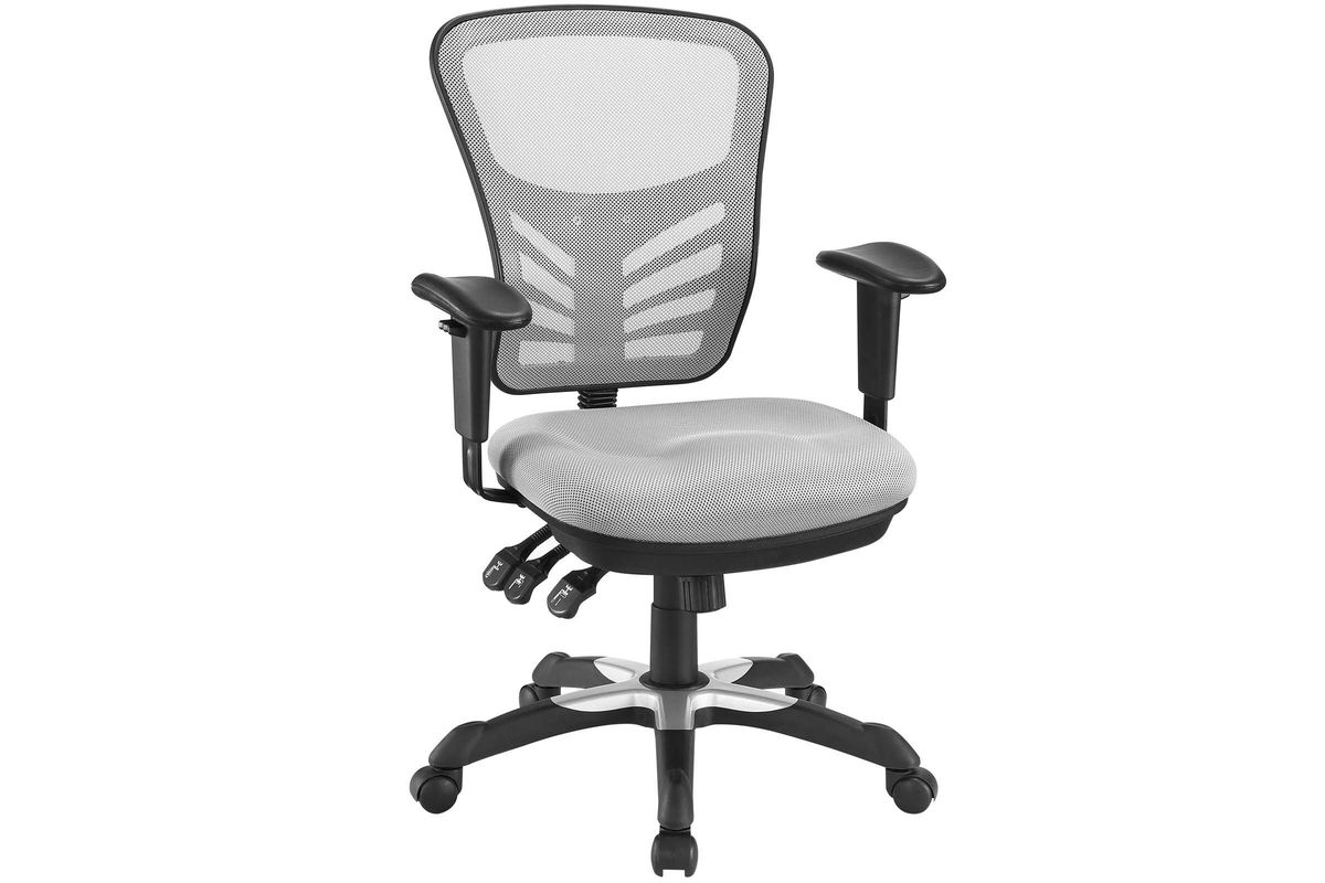 Articulate Mesh Office Chair in Grey by Modway at GardnerWhite