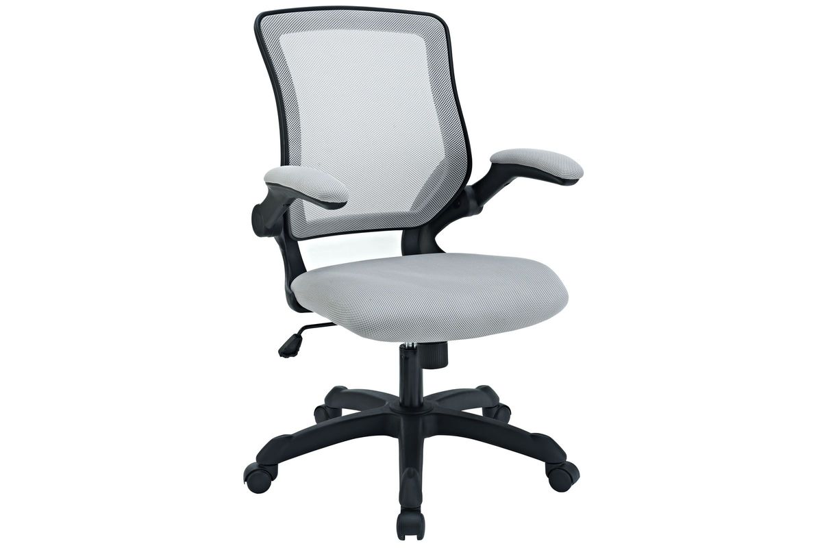 Veer Mesh Office Chair in Grey at GardnerWhite