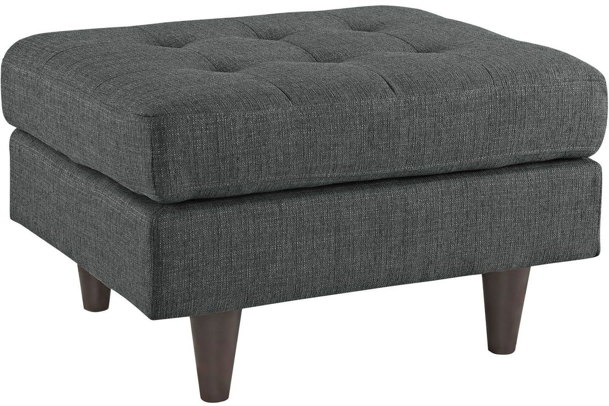 Empress Ottoman in Grey at GardnerWhite