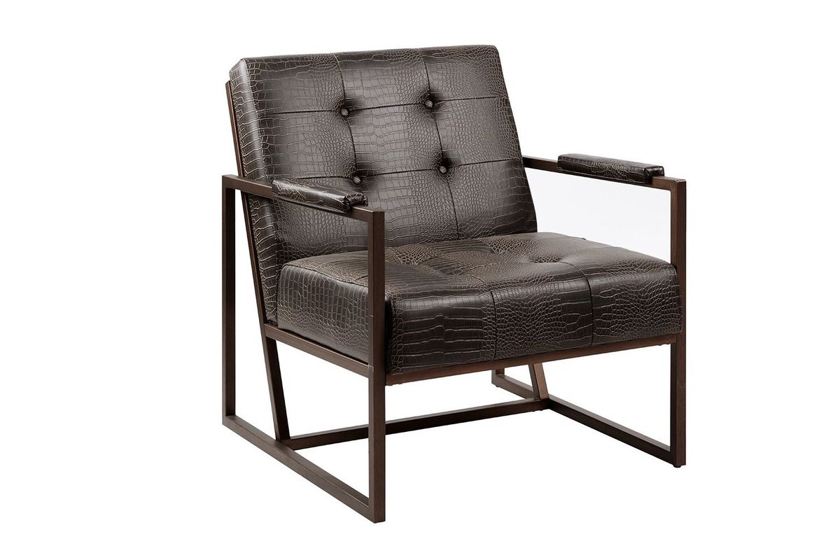 Waldorf Lounge Chair in Chocolate by INK+IVY at GardnerWhite