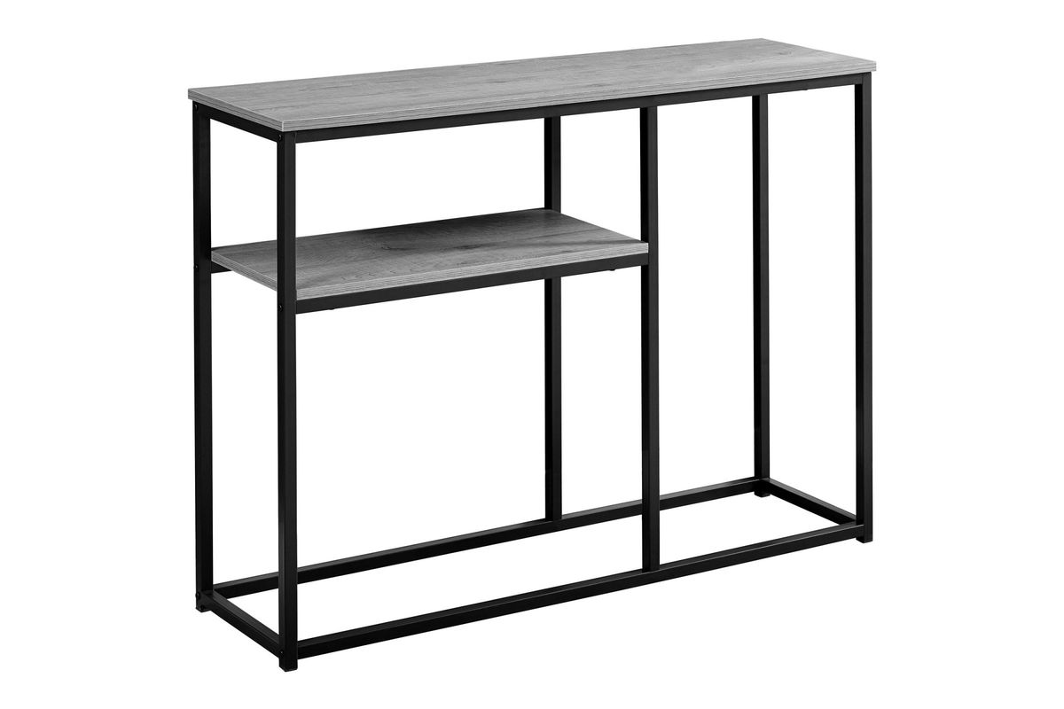 Grey Contemporary Hall Console Table at GardnerWhite