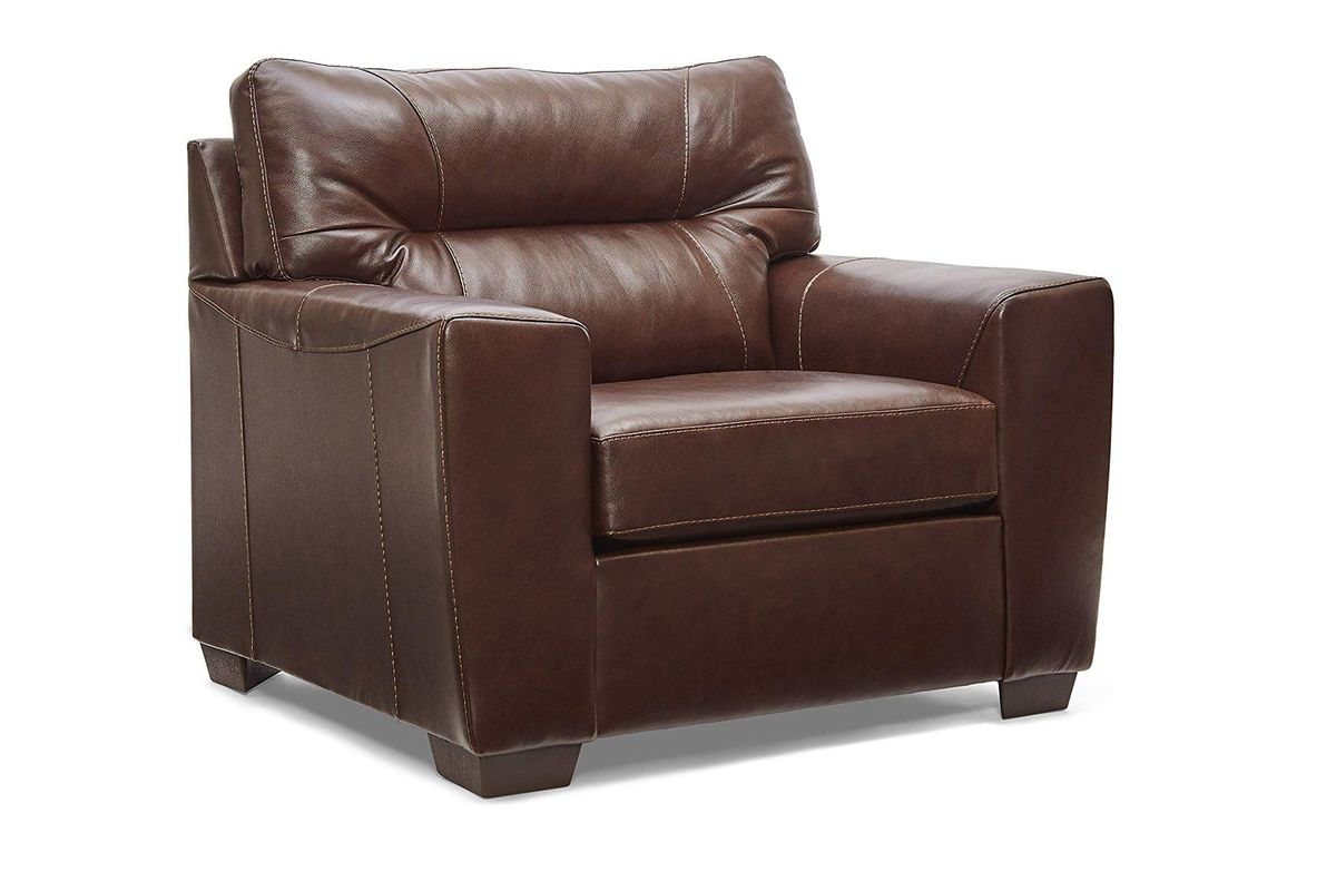Corbin Leather Oversized Chair at GardnerWhite