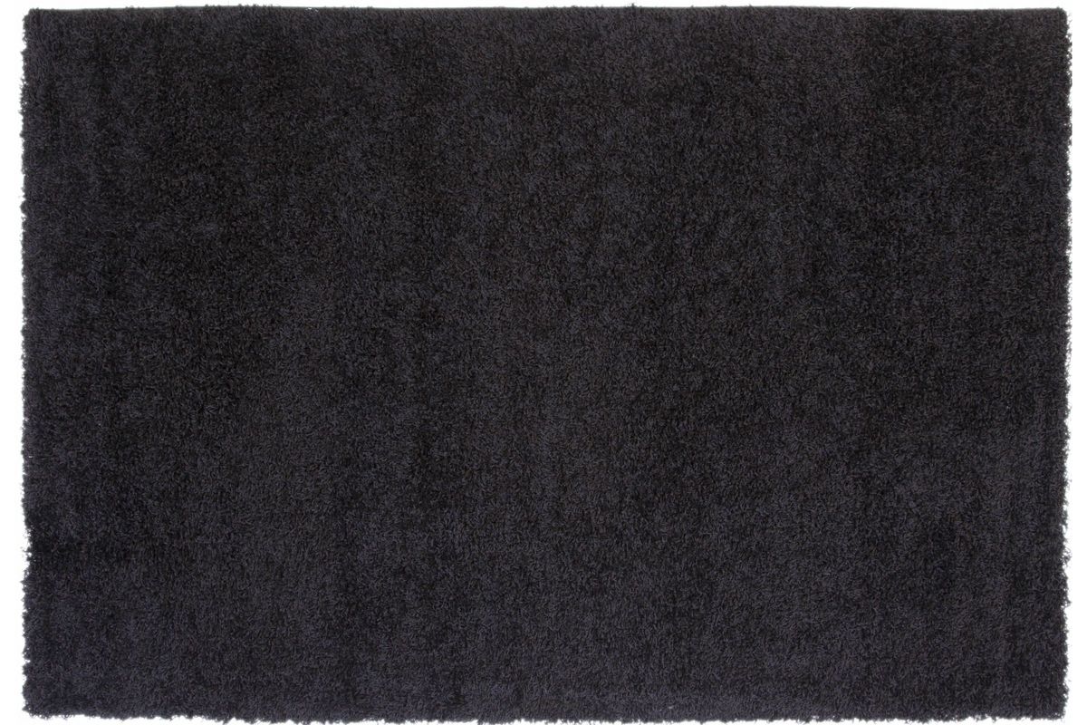 Domino Black Shag 5x7 Area Rug at GardnerWhite