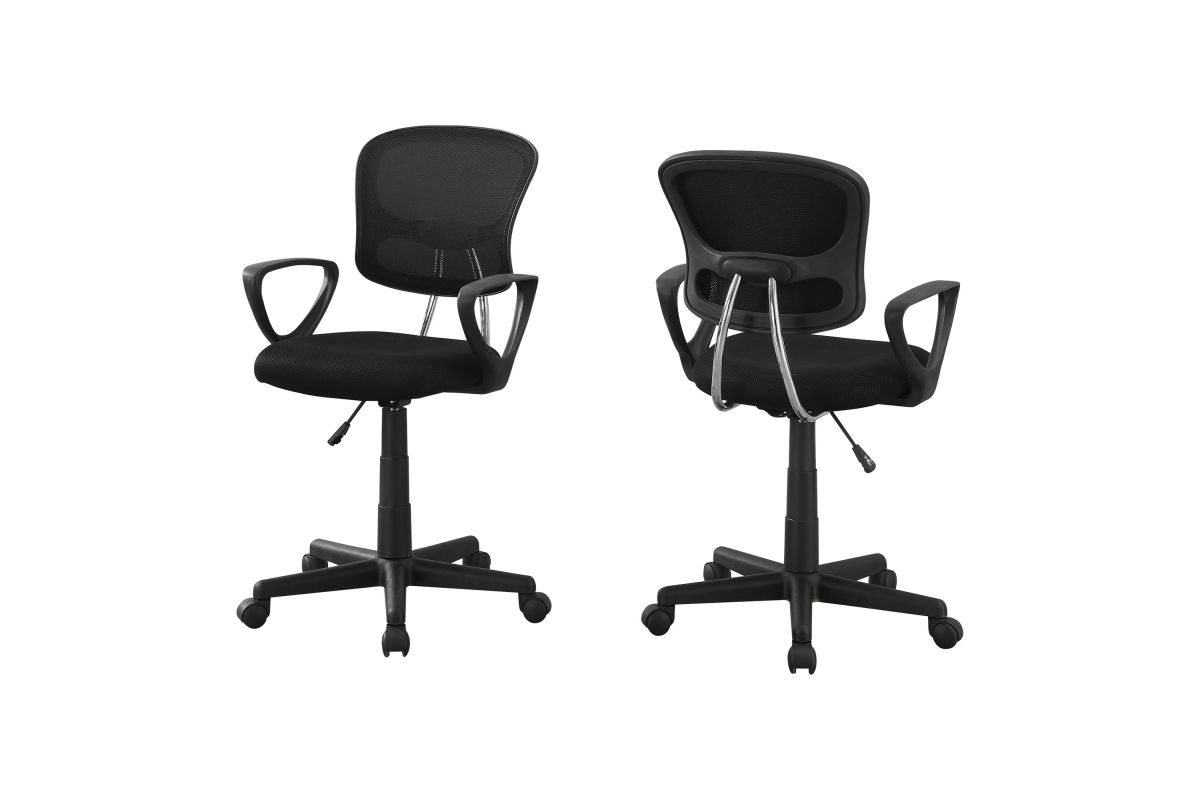 Malta Black Mesh Office Chair at GardnerWhite