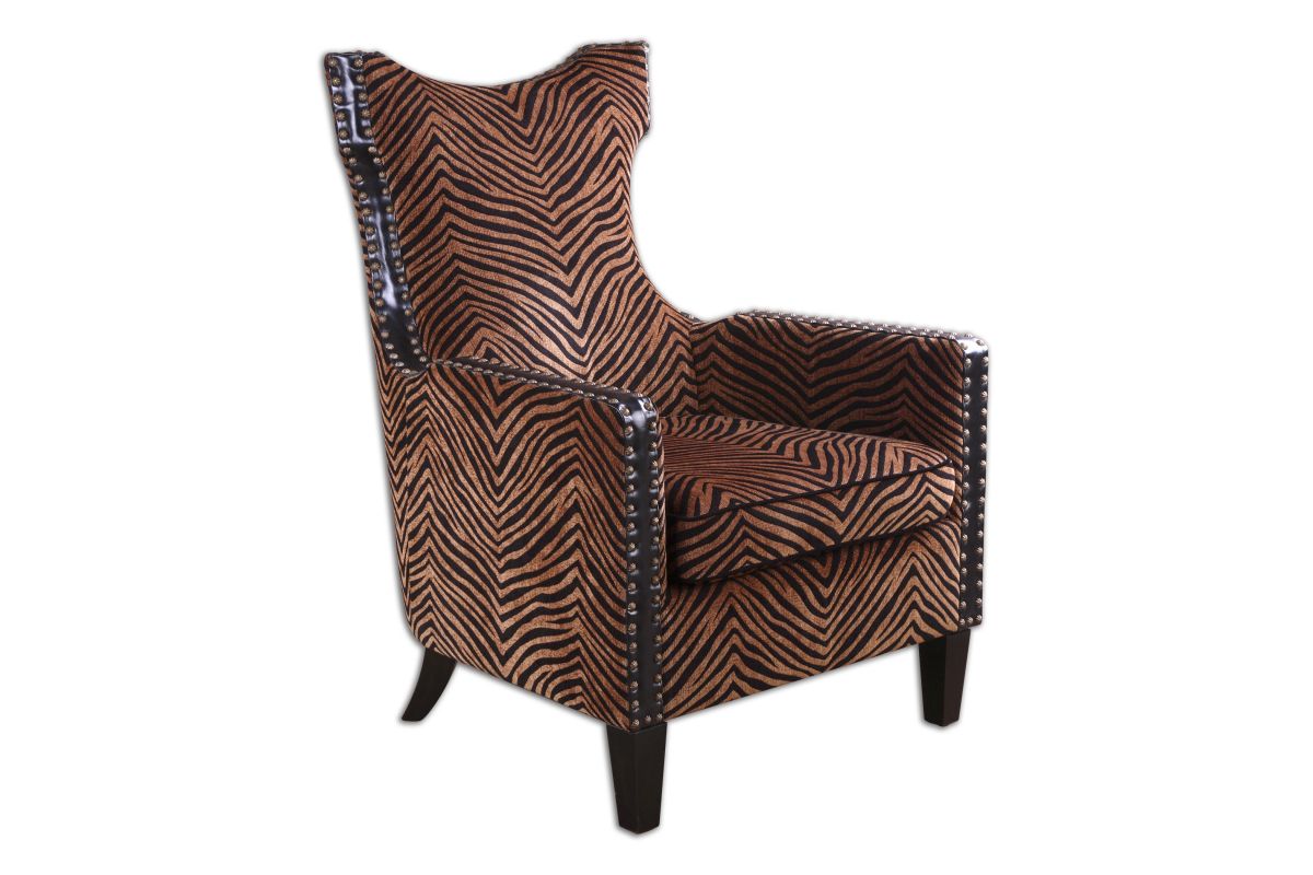 Uttermost Kimoni Wing Back Armchair at GardnerWhite