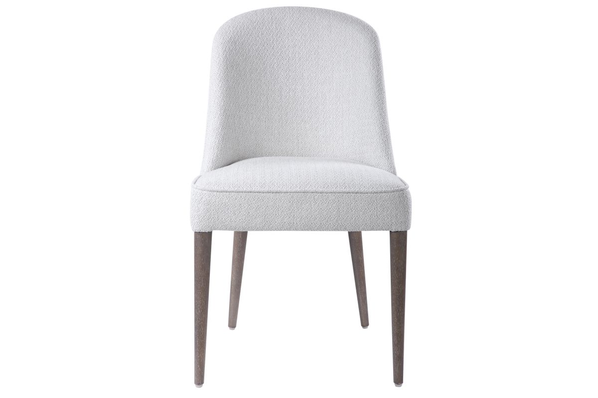 Uttermost Brie Armless Chair White Set Of 2 at GardnerWhite