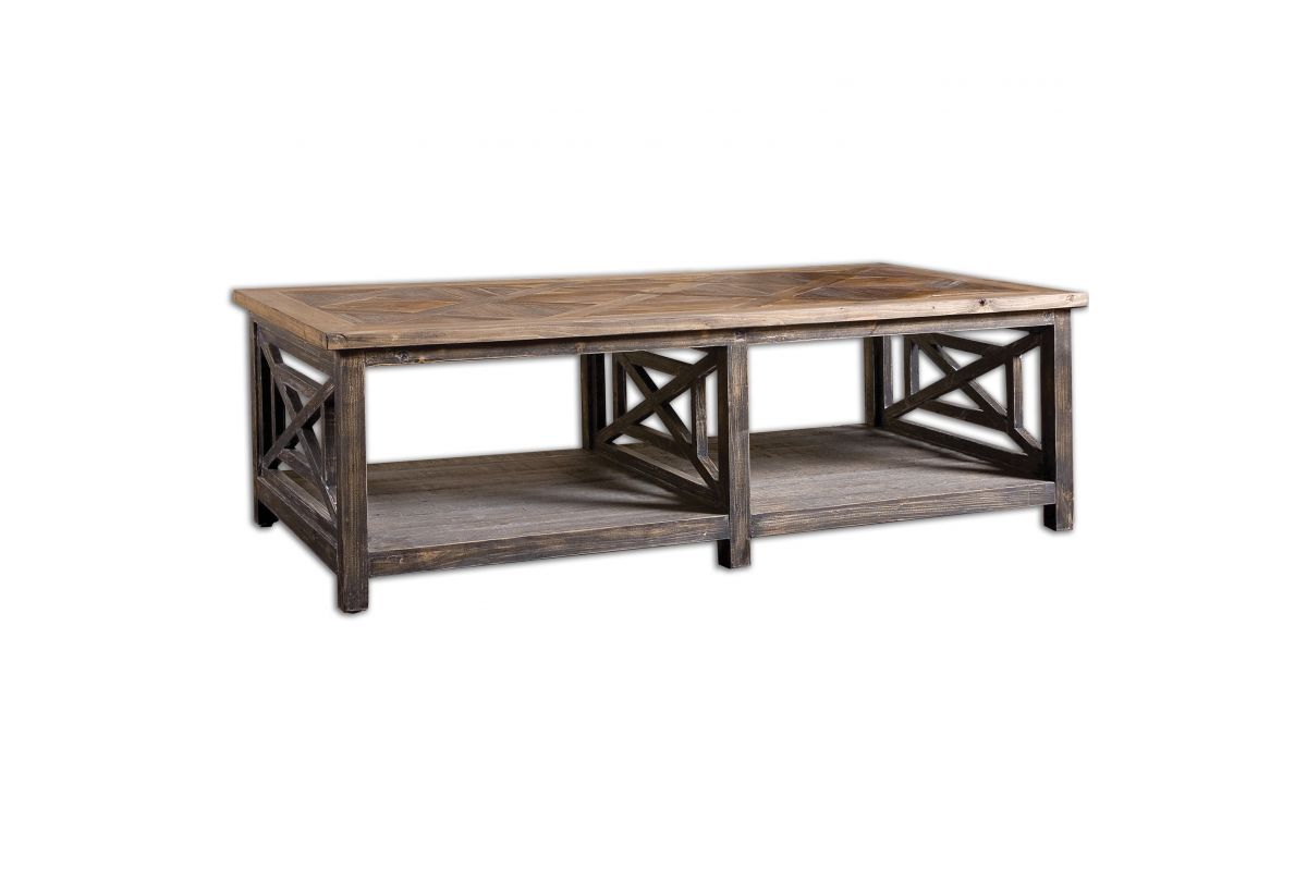 Uttermost Spiro Reclaimed Wood Cocktail Table at GardnerWhite
