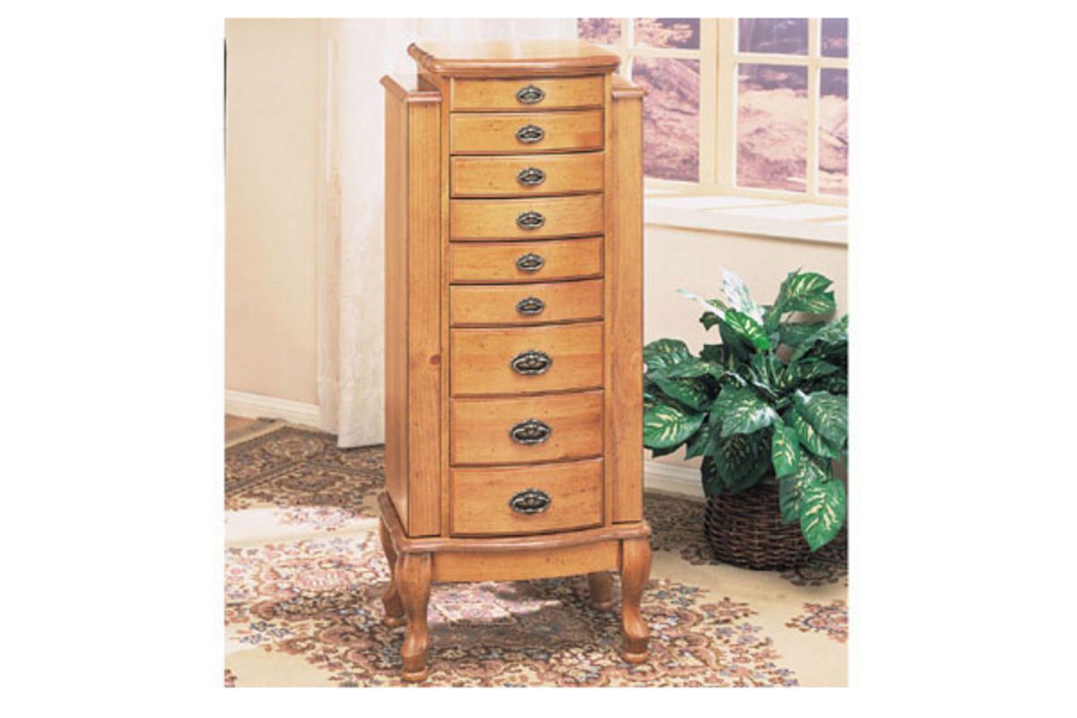 Pine Jewelry Armoire at GardnerWhite