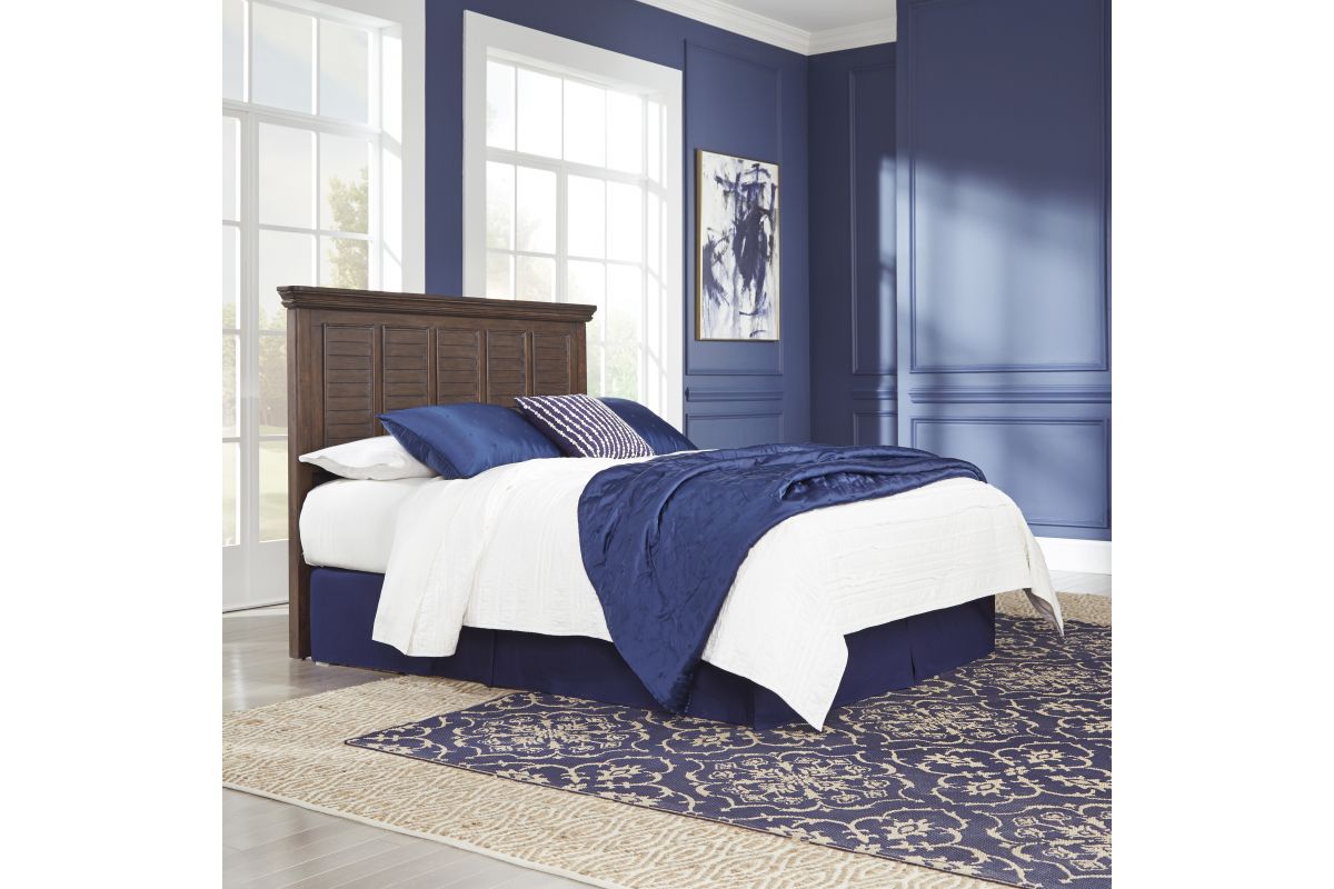 Southport Distressed Oak Queen Headboard at GardnerWhite