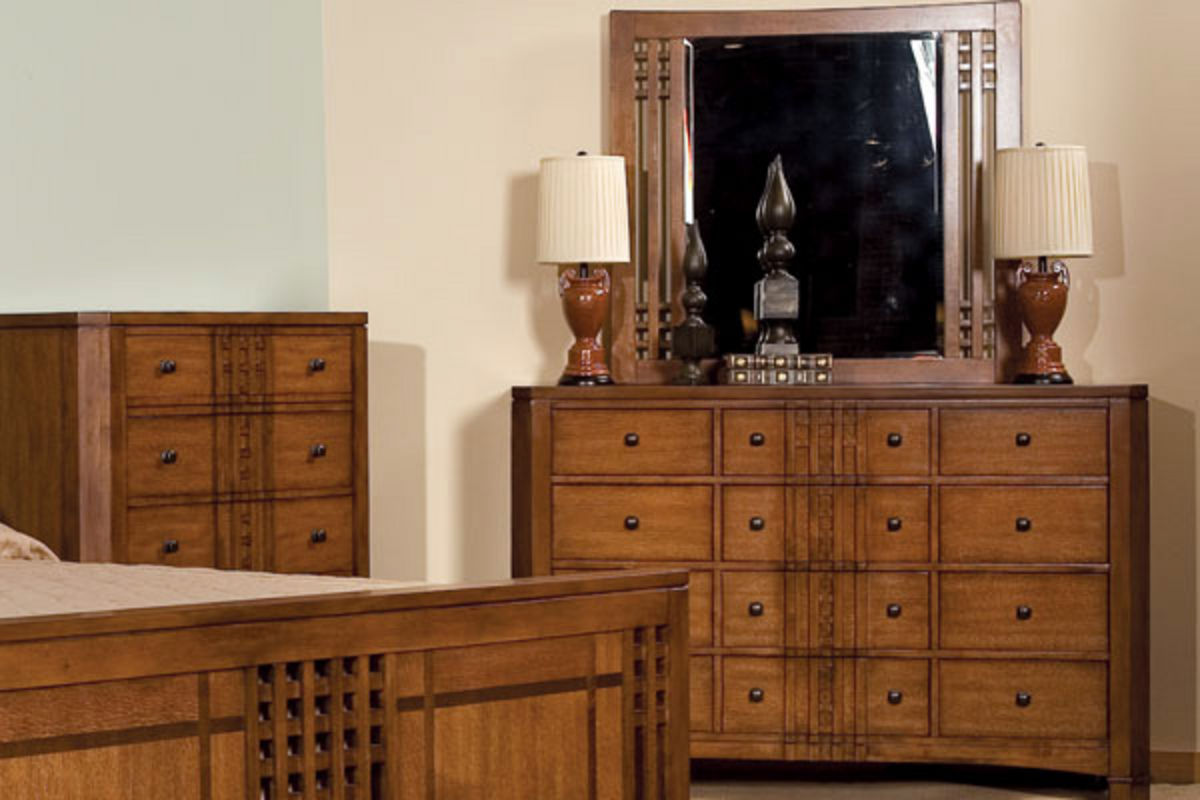 Cutler Bay Dresser and Mirror at GardnerWhite