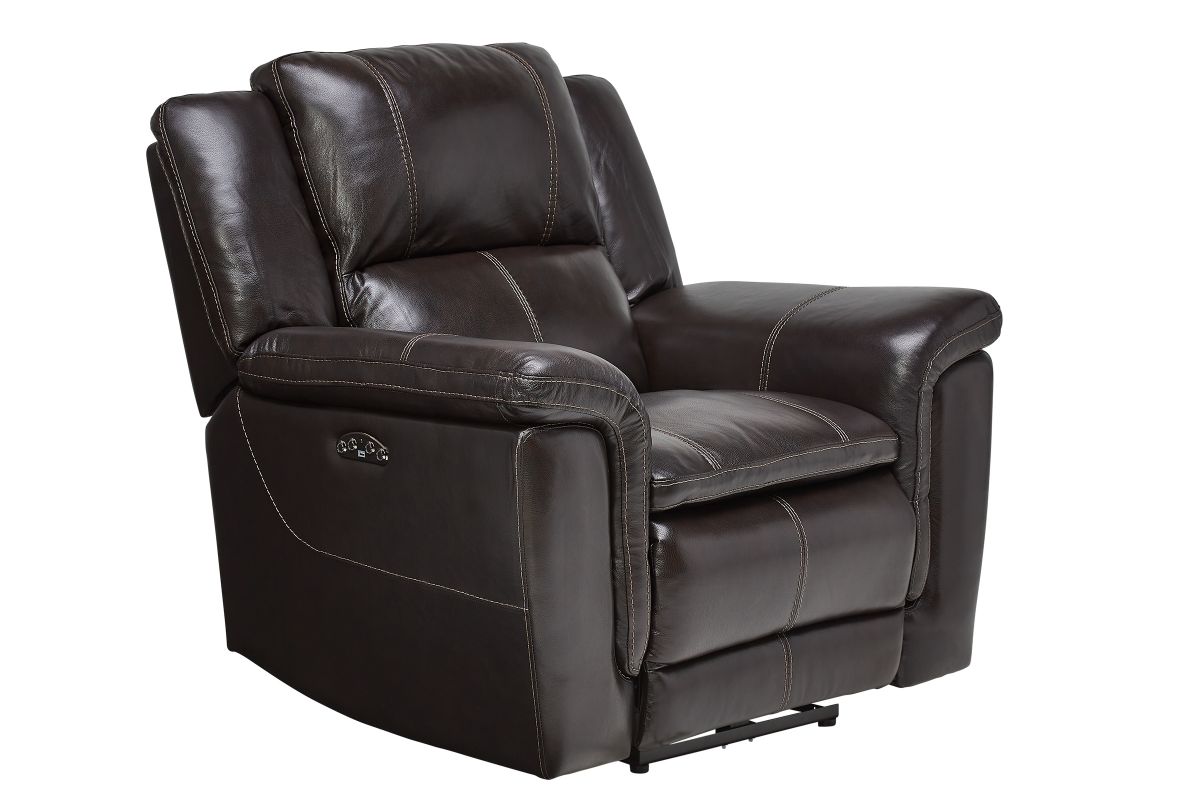 Stafford Leather Power Recliner at GardnerWhite