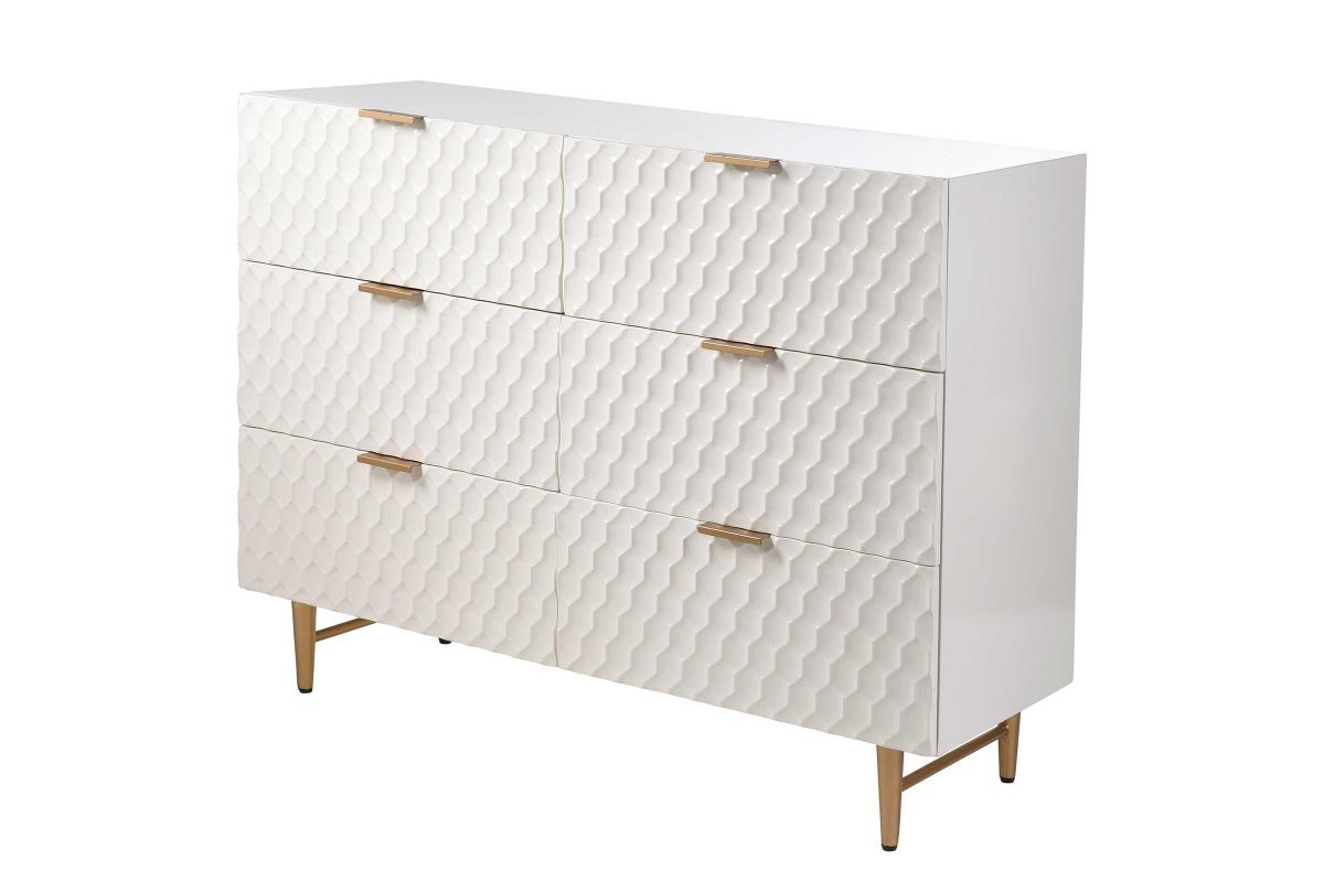 Cream Textured Dresser at GardnerWhite