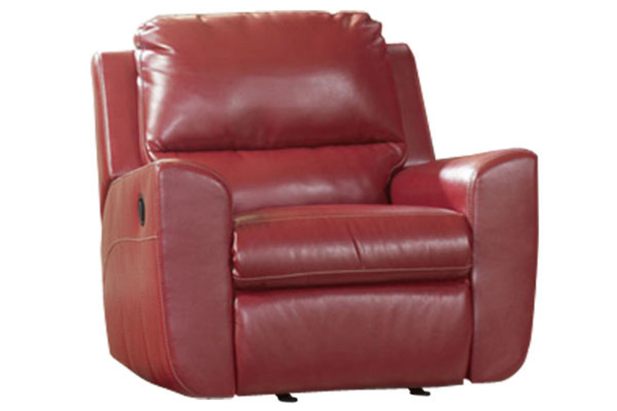 Scarlett Leather Rocker Recliner at GardnerWhite