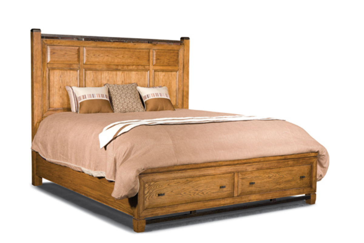 Sahara Ash King Bed at Gardner-White