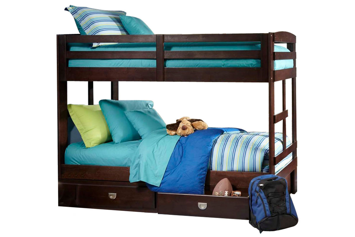 University Twin Bunk Bed at GardnerWhite