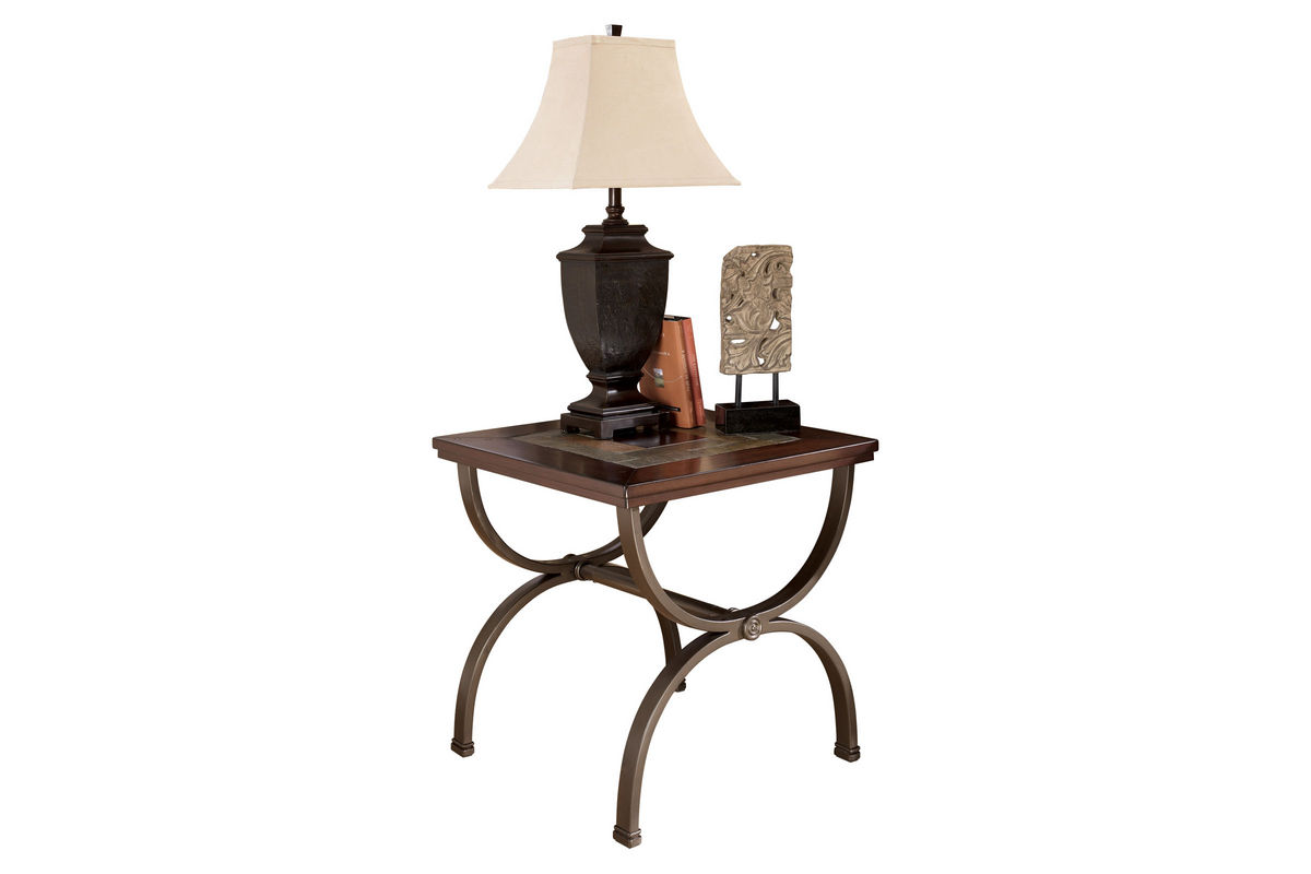 Slate Mosaic End Table at GardnerWhite