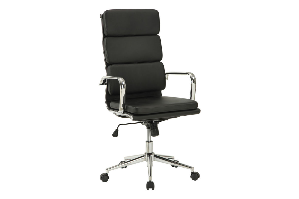 Black Leather Office Chair 800836 at GardnerWhite