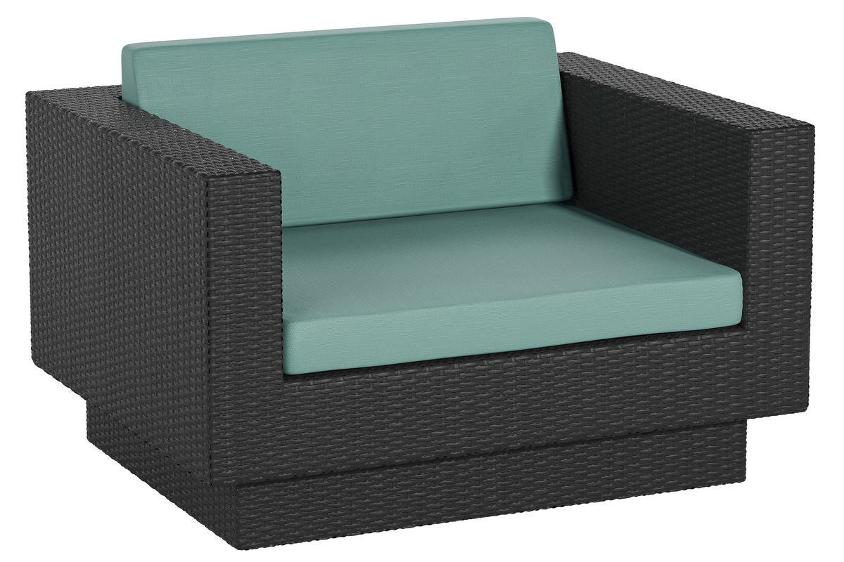 Park Terrace Teal Patio Chair at GardnerWhite