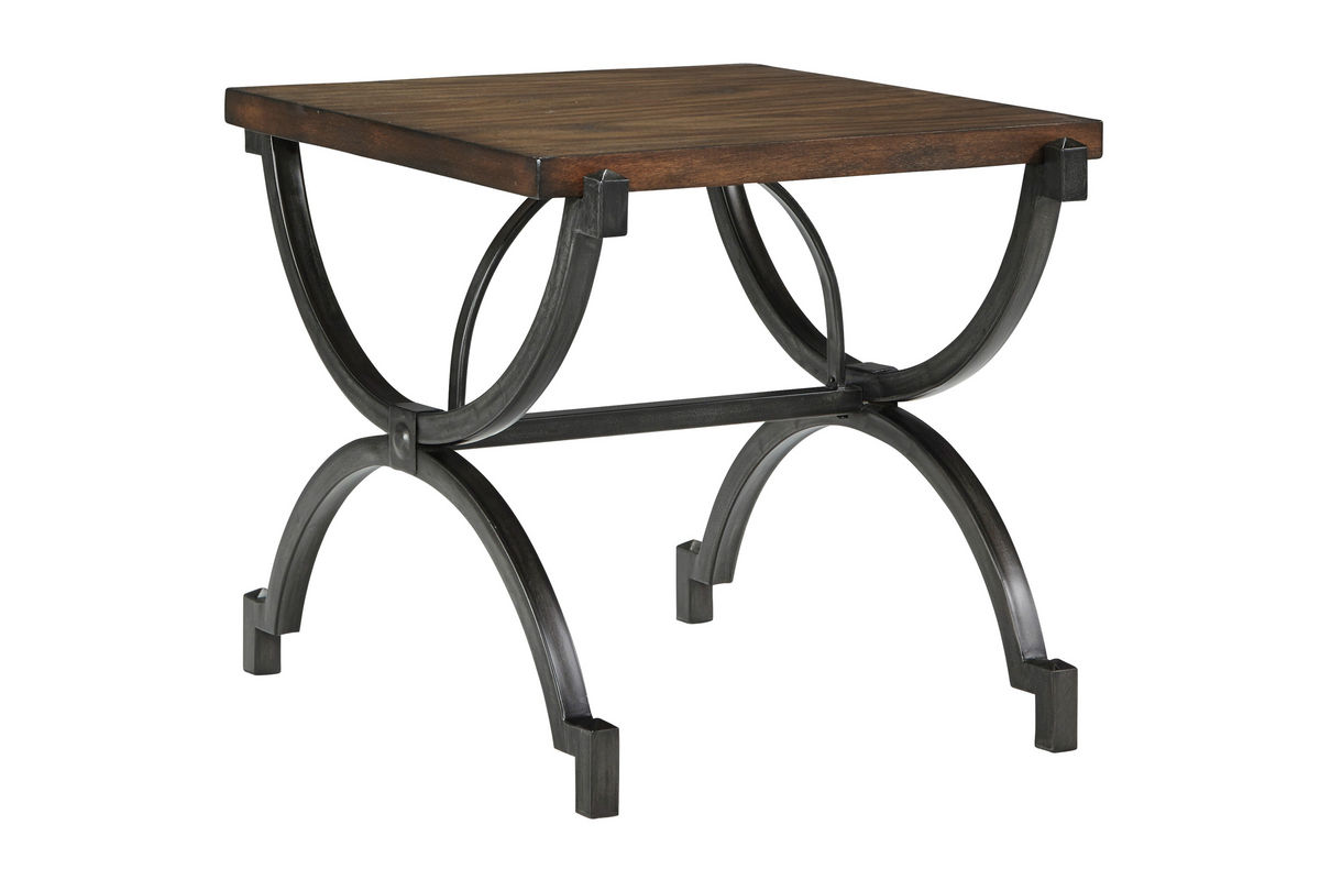 Rustic Brown End Table at GardnerWhite