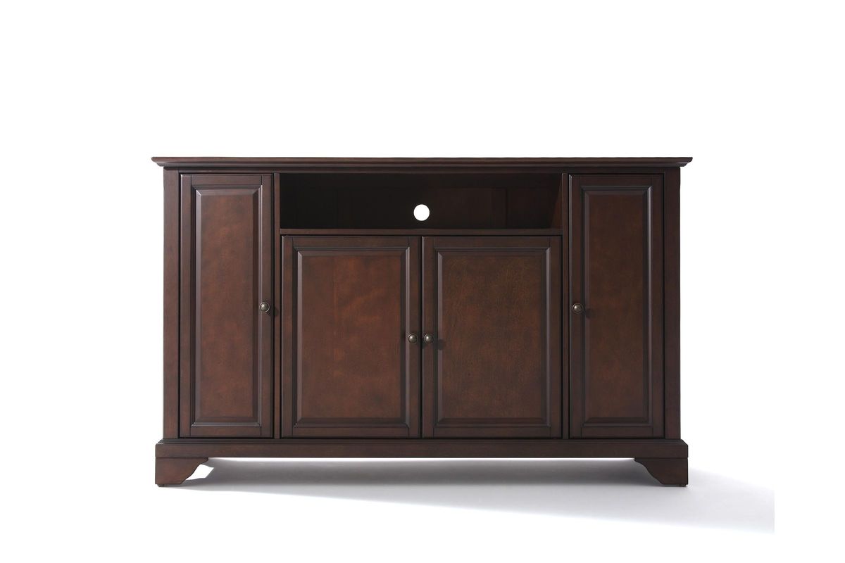 Lafayette 60" TV Stand in Vintage Mahogany at GardnerWhite