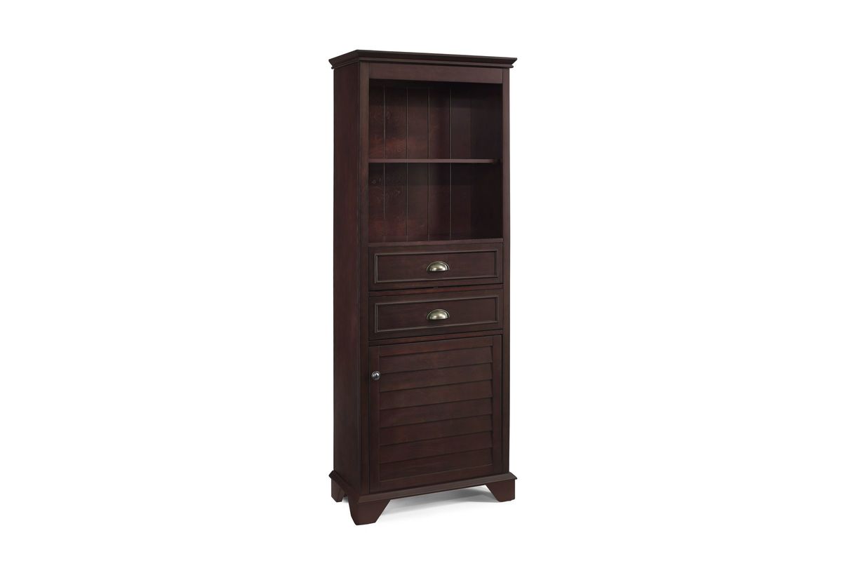 lydia tall cabinet in espresso