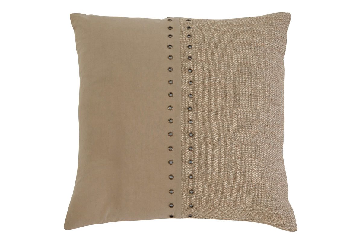 Textured Pillow in Natural by Ashley at GardnerWhite