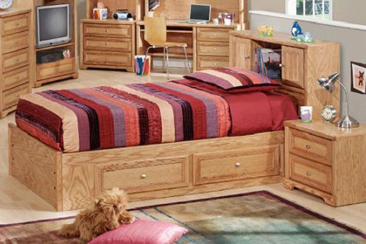 Symmetry Twin Captain Bed at GardnerWhite