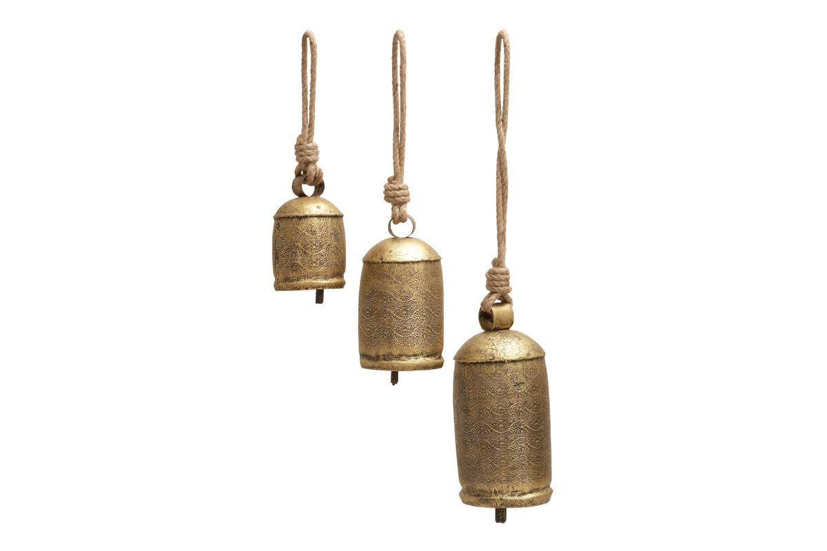Old World Charm Metal Bells (Set of 3) at GardnerWhite
