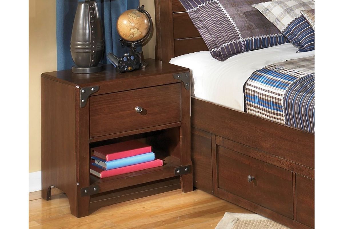 Delburne One Drawer Night Stand by Ashley at GardnerWhite