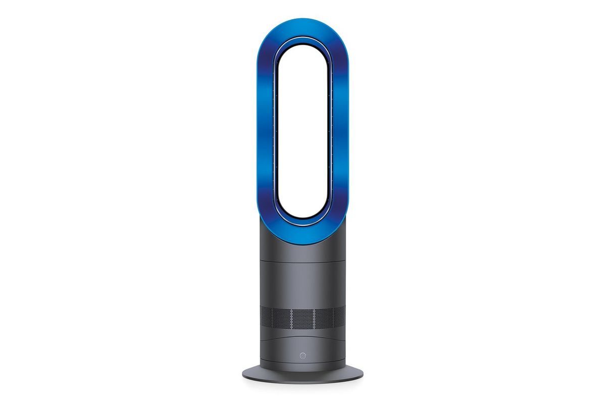 Dyson AM09 Fan + Heater in Iron and Blue at GardnerWhite