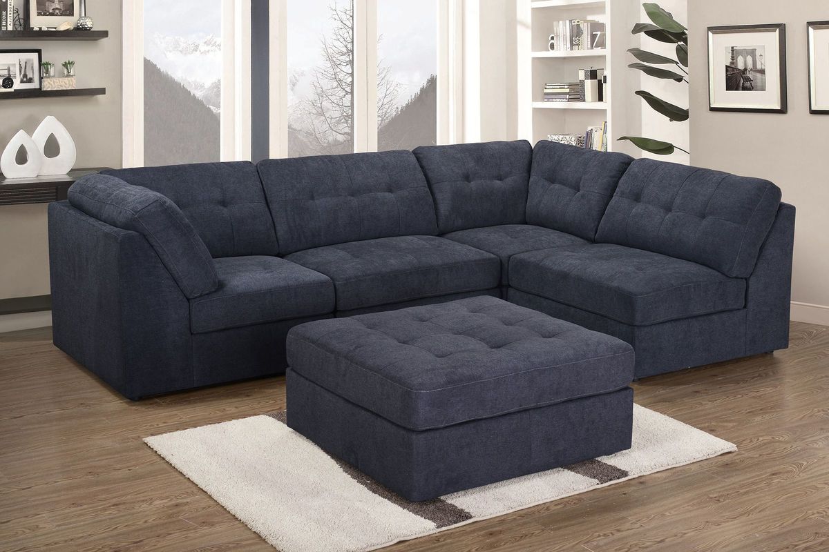 Clayton 6Piece Sectional + Ottoman at GardnerWhite