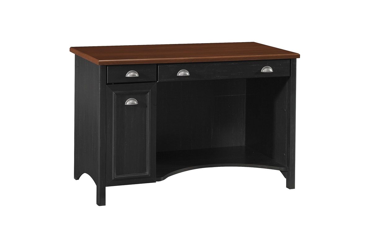Stanford Computer Desk in Antique Black by Bush at GardnerWhite