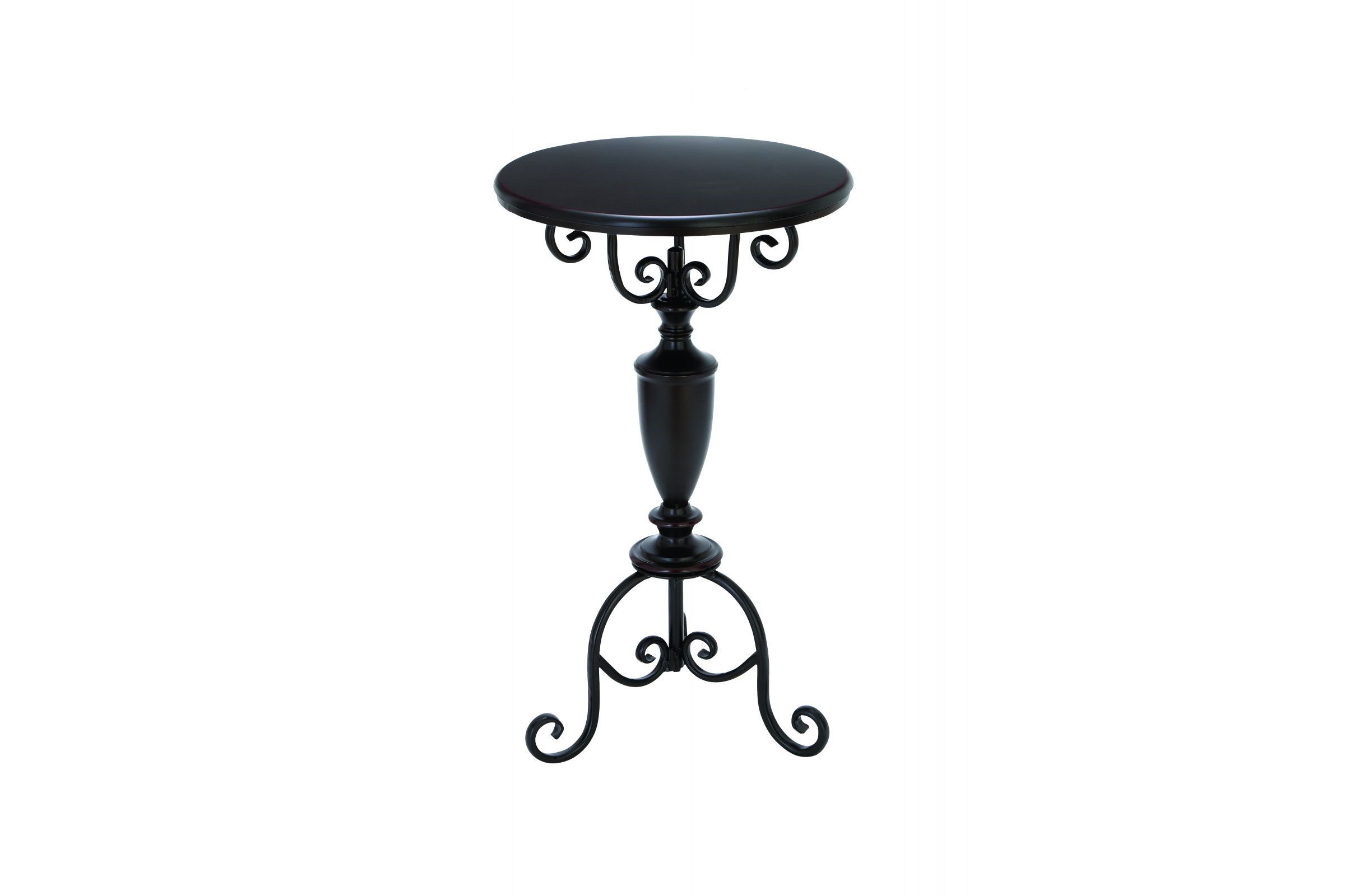 Classic Wrought Iron Round Accent Table At Gardner-White - Classic Wrought Iron Round Accent Table At Gardner-White
